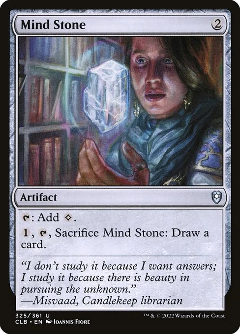 Mind Stone, carta Magic di tipo Artifact illustrata da Ioannis Fiore