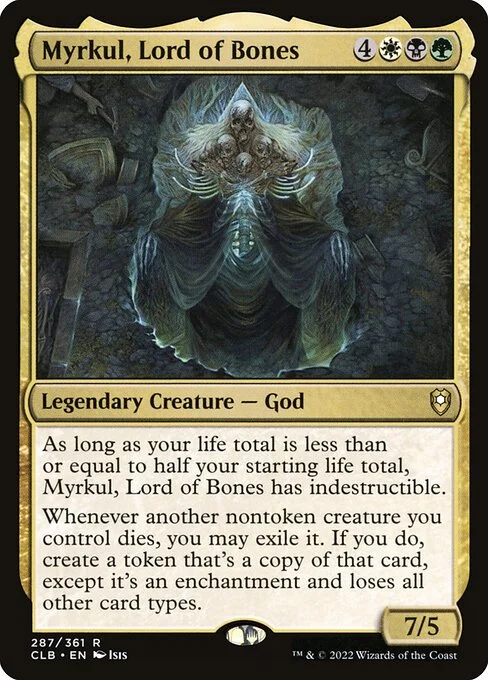 Myrkul, Lord of Bones, carta Magic di tipo Legendary Creature — God illustrata da Isis