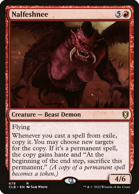Nalfeshnee, carta Magic di tipo Creature — Beast Demon illustrata da Sam White