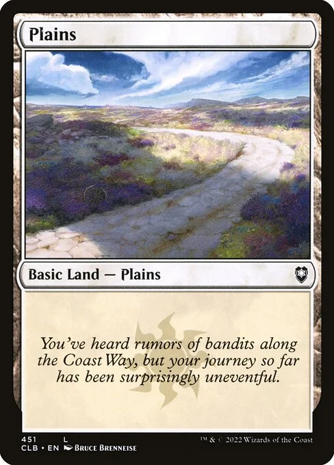 Plains, carta Magic di tipo Basic Land — Plains illustrata da Bruce Brenneise