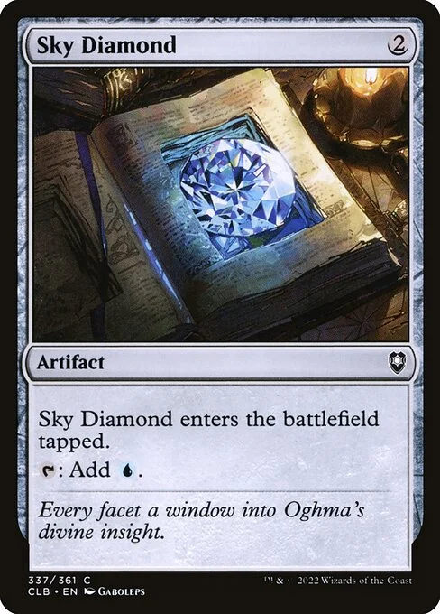 Sky Diamond, carta Magic di tipo Artifact illustrata da Gaboleps