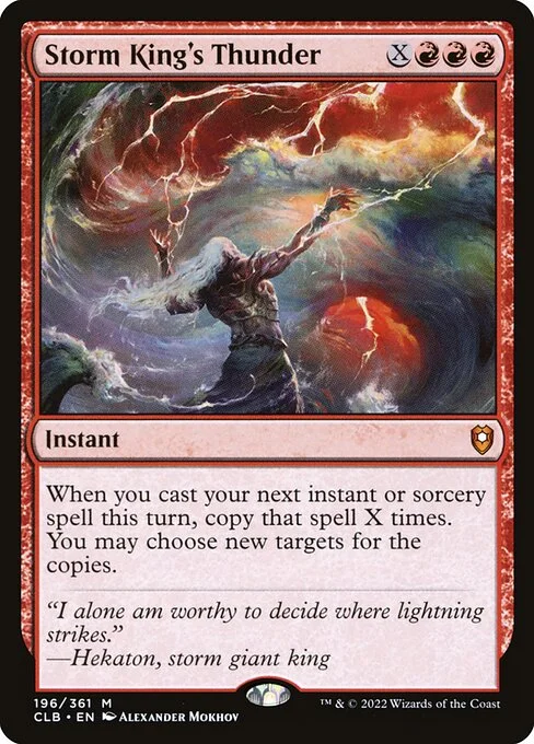 Storm King's Thunder, carta Magic di tipo Instant illustrata da Alexander Mokhov