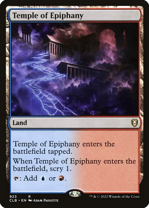 Temple of Epiphany, carta Magic di tipo Land illustrata da Adam Paquette