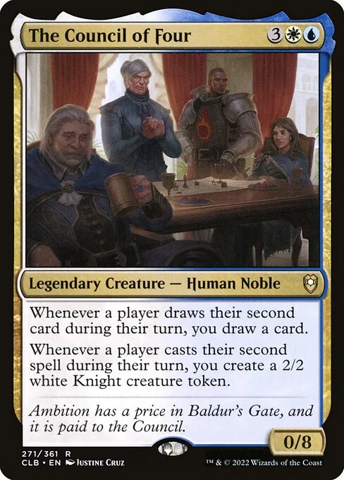 The Council of Four, carta Magic di tipo Legendary Creature — Human Noble illustrata da Justine Cruz