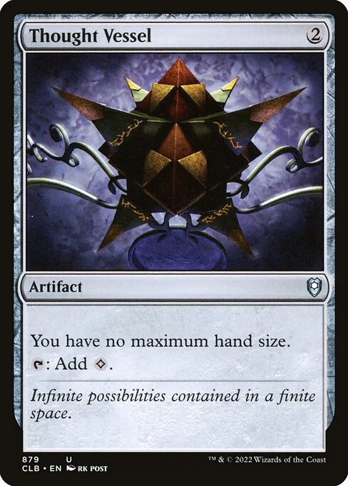 Thought Vessel, carta Magic di tipo Artifact illustrata da rk post