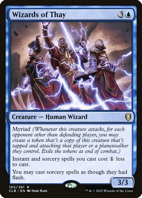 Wizards of Thay, carta Magic di tipo Creature — Human Wizard illustrata da Josh Hass