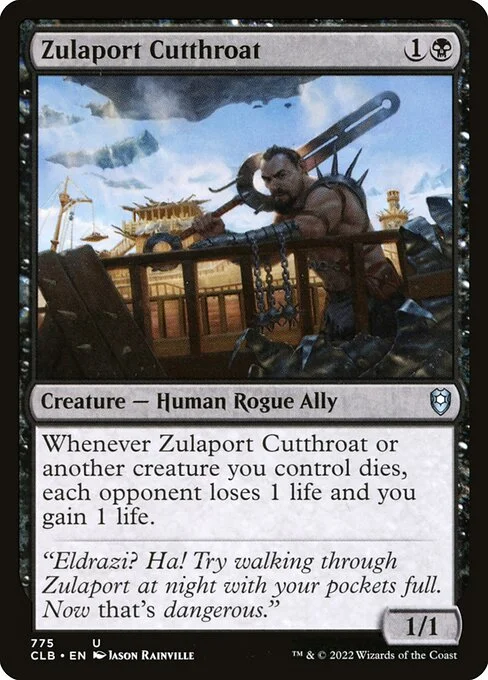 Zulaport Cutthroat, carta Magic di tipo Creature — Human Rogue Ally illustrata da Jason Rainville