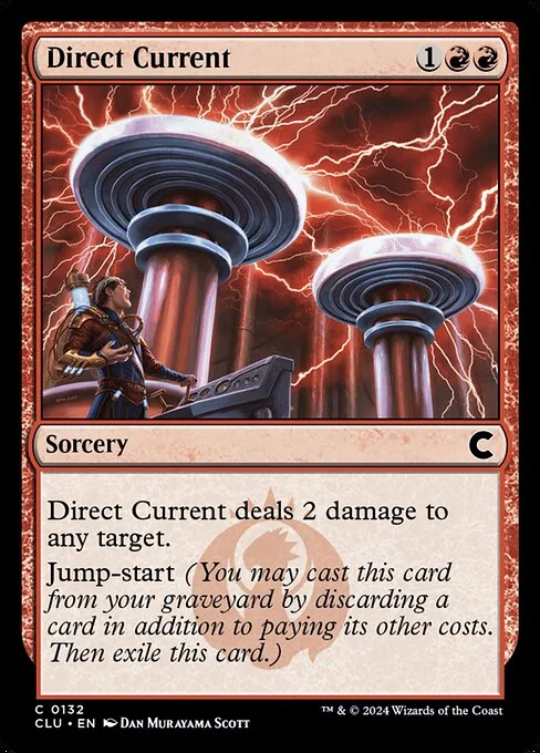 Direct Current, carta Magic di tipo Sorcery illustrata da Dan Murayama Scott