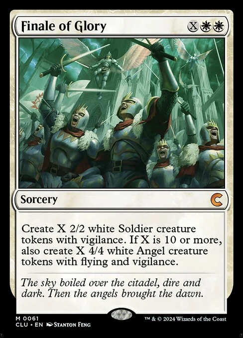 Finale of Glory, carta Magic di tipo Sorcery illustrata da Stanton Feng
