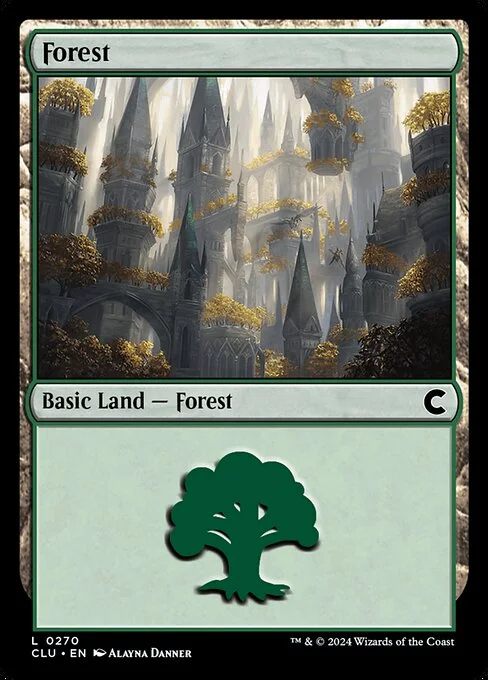 Forest, carta Magic di tipo Basic Land — Forest illustrata da Alayna Danner
