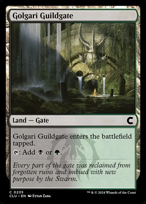 Golgari Guildgate, carta Magic di tipo Land — Gate illustrata da Eytan Zana
