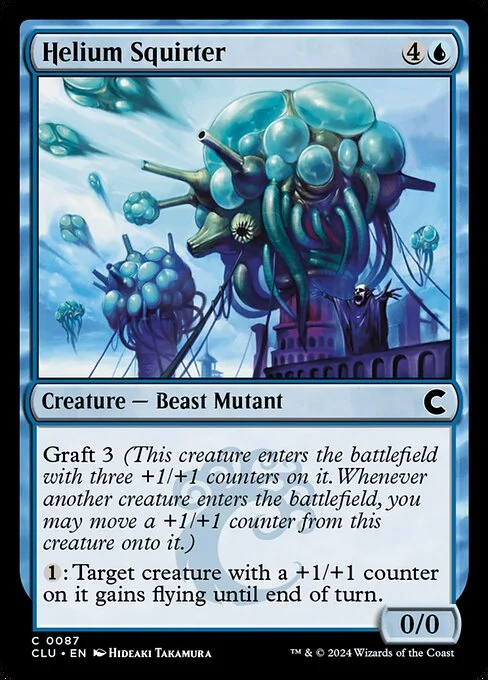 Helium Squirter, carta Magic di tipo Creature — Beast Mutant illustrata da Hideaki Takamura