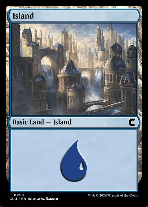 Island, carta Magic di tipo Basic Land — Island illustrata da Alayna Danner