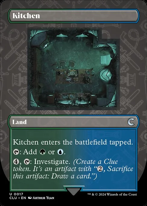 Kitchen, carta Magic di tipo Land illustrata da Arthur Yuan