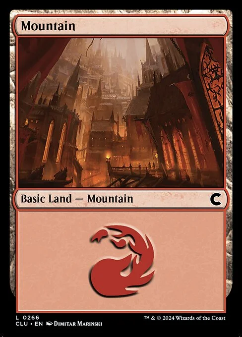 Mountain, carta Magic di tipo Basic Land — Mountain illustrata da Dimitar Marinski