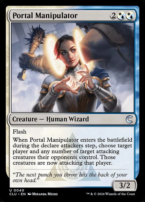 Portal Manipulator, carta Magic di tipo Creature — Human Wizard illustrata da Miranda Meeks