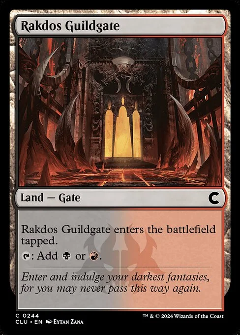 Rakdos Guildgate, carta Magic di tipo Land — Gate illustrata da Eytan Zana