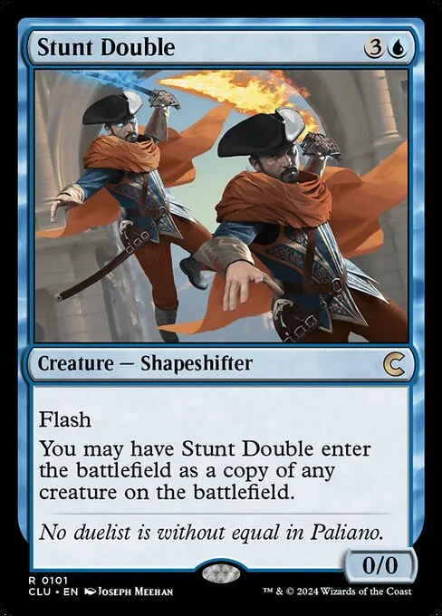 Stunt Double, carta Magic di tipo Creature — Shapeshifter illustrata da Joseph Meehan