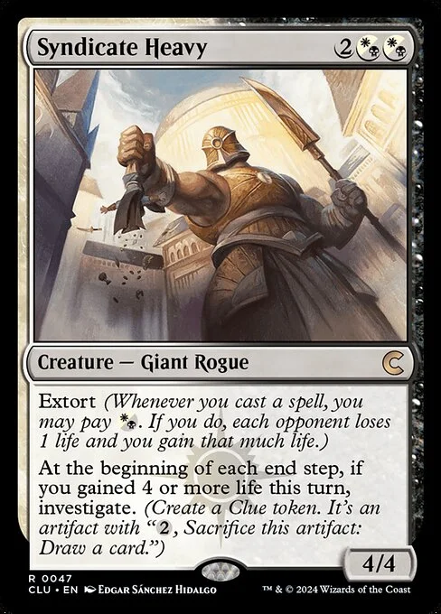 Syndicate Heavy, carta Magic di tipo Creature — Giant Rogue illustrata da Edgar Sánchez Hidalgo