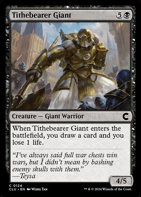 Tithebearer Giant, carta Magic di tipo Creature — Giant Warrior illustrata da Wisnu Tan