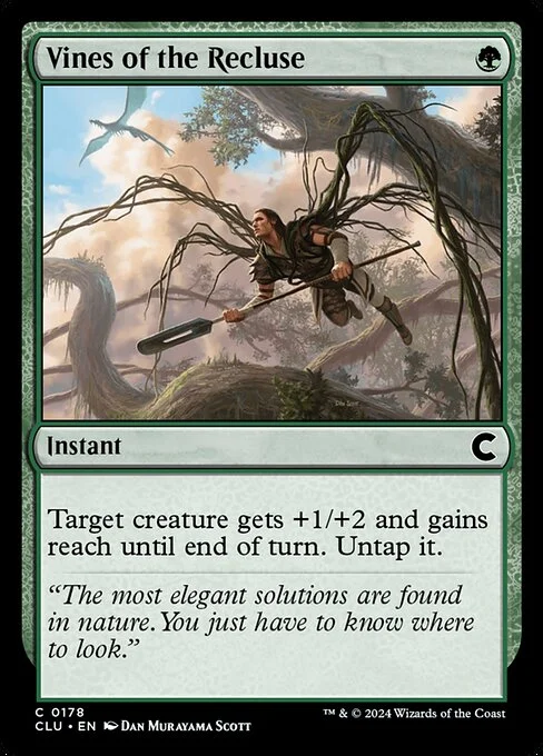 Vines of the Recluse, carta Magic di tipo Instant illustrata da Dan Murayama Scott