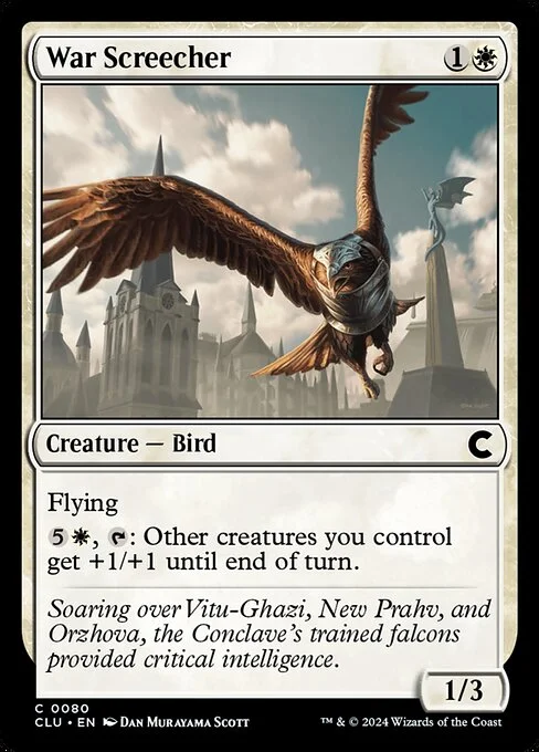 War Screecher, carta Magic di tipo Creature — Bird illustrata da Dan Murayama Scott