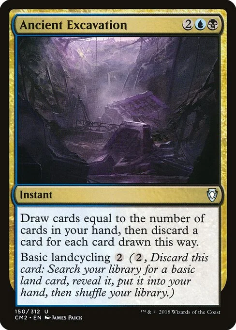 Ancient Excavation, carta Magic di tipo Instant illustrata da James Paick