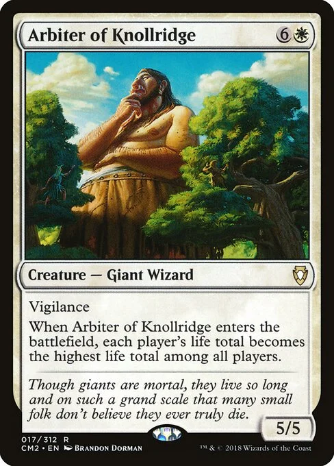 Arbiter of Knollridge, carta Magic di tipo Creature — Giant Wizard illustrata da Brandon Dorman