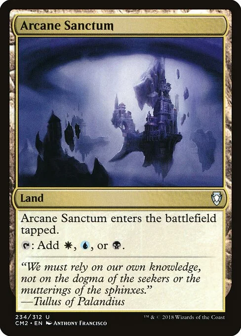 Arcane Sanctum, carta Magic di tipo Land illustrata da Anthony Francisco