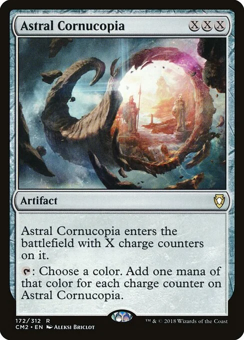 Astral Cornucopia, carta Magic di tipo Artifact illustrata da Aleksi Briclot