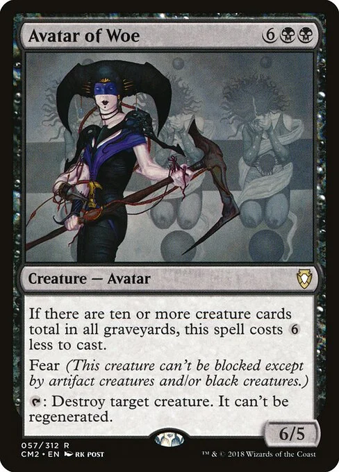 Avatar of Woe, carta Magic di tipo Creature — Avatar illustrata da rk post