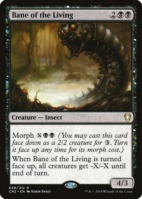 Bane of the Living, carta Magic di tipo Creature — Insect illustrata da Justin Sweet
