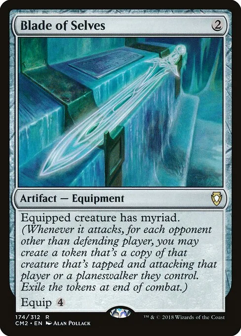 Blade of Selves, carta Magic di tipo Artifact — Equipment illustrata da Alan Pollack