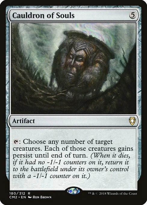 Cauldron of Souls, carta Magic di tipo Artifact illustrata da Ron Brown