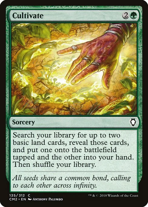 Cultivate, carta Magic di tipo Sorcery illustrata da Anthony Palumbo