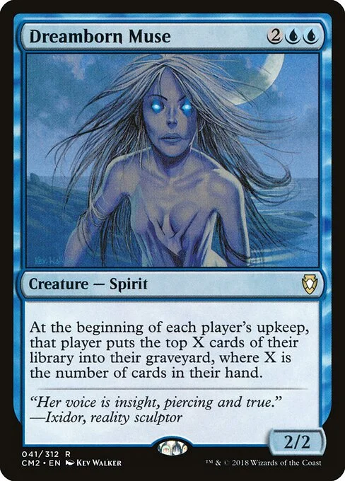 Dreamborn Muse, carta Magic di tipo Creature — Spirit illustrata da Kev Walker