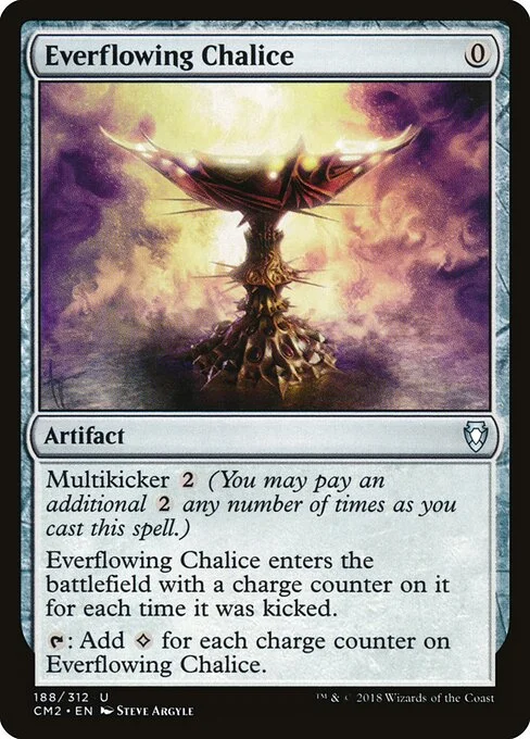 Everflowing Chalice, carta Magic di tipo Artifact illustrata da Steve Argyle