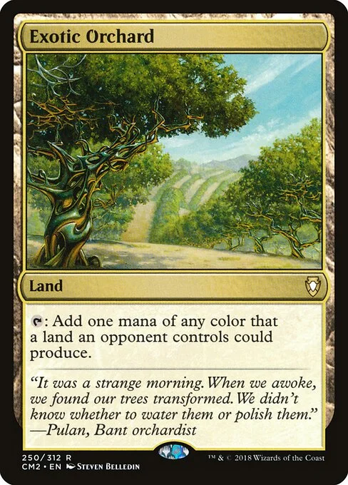 Exotic Orchard, carta Magic di tipo Land illustrata da Steven Belledin
