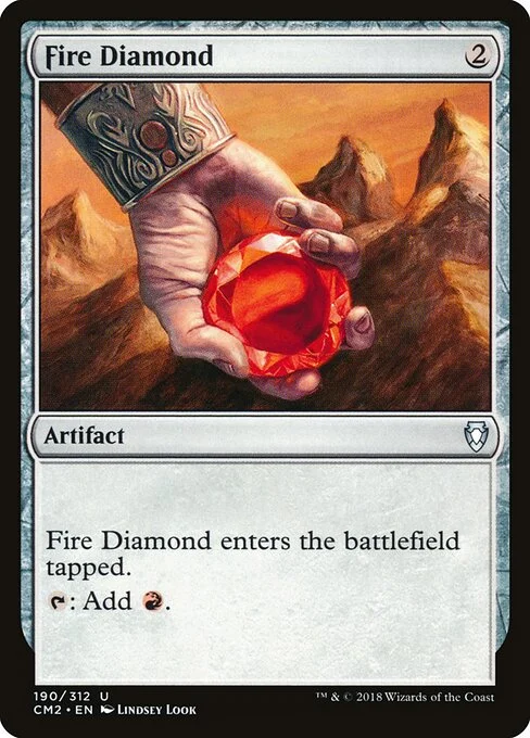 Fire Diamond, carta Magic di tipo Artifact illustrata da Lindsey Look