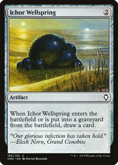Ichor Wellspring, carta Magic di tipo Artifact illustrata da Steven Belledin