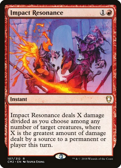 Impact Resonance, carta Magic di tipo Instant illustrata da Jesper Ejsing