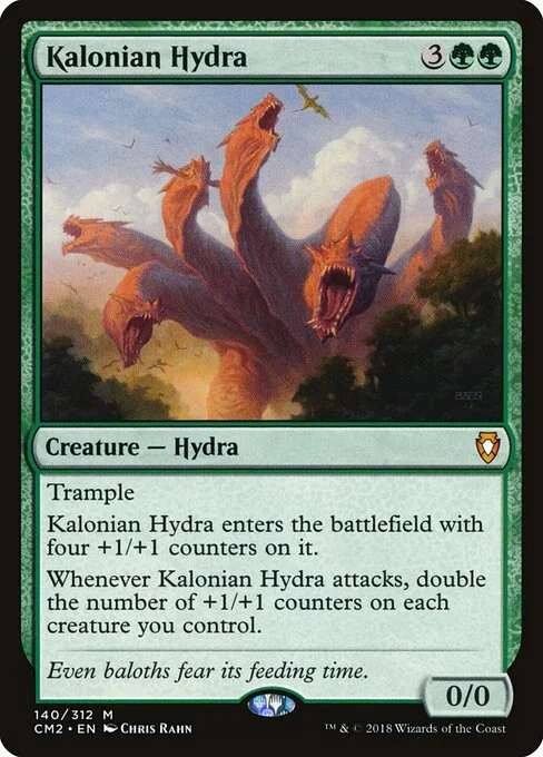Kalonian Hydra, carta Magic di tipo Creature — Hydra illustrata da Chris Rahn