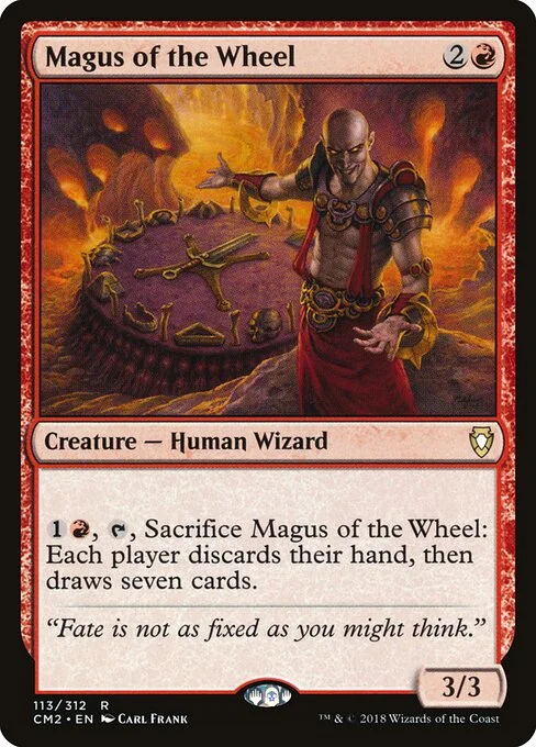 Magus of the Wheel, carta Magic di tipo Creature — Human Wizard illustrata da Carl Frank
