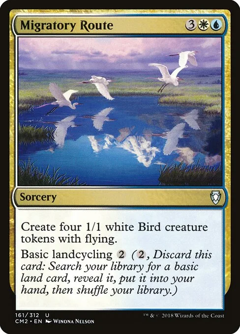 Migratory Route, carta Magic di tipo Sorcery illustrata da Winona Nelson