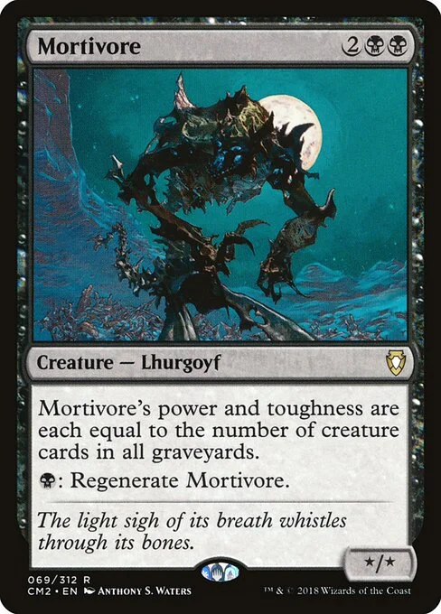 Mortivore, carta Magic di tipo Creature — Lhurgoyf illustrata da Anthony S. Waters