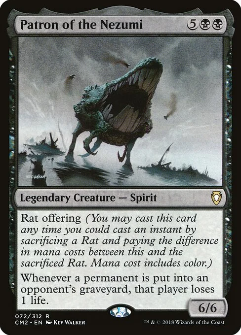 Patron of the Nezumi, carta Magic di tipo Legendary Creature — Spirit illustrata da Kev Walker