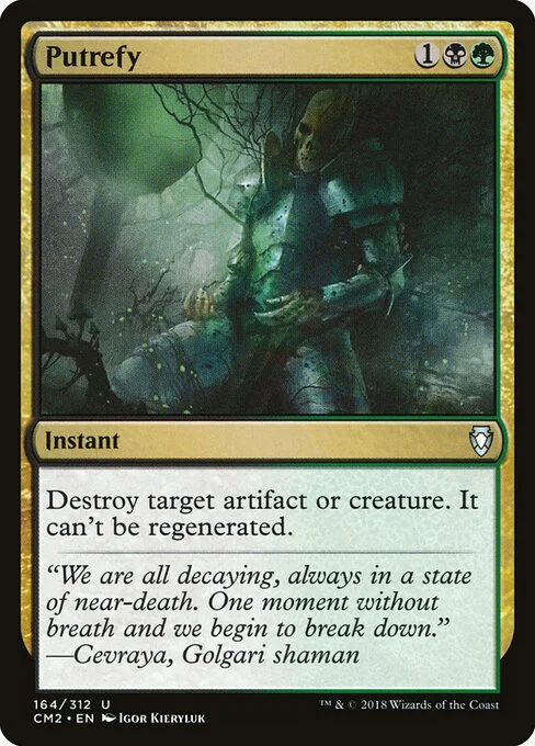 Putrefy, carta Magic di tipo Instant illustrata da Igor Kieryluk