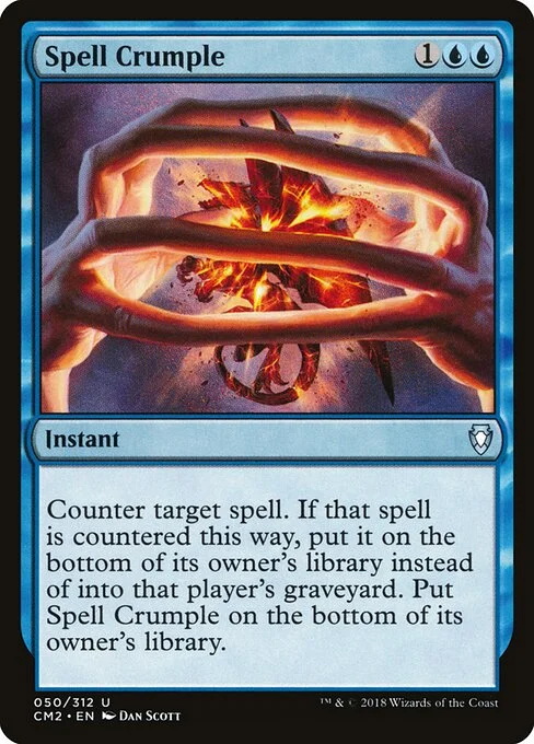 Spell Crumple, carta Magic di tipo Instant illustrata da Dan Murayama Scott