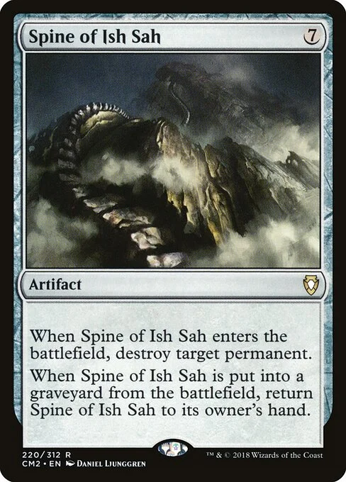 Spine of Ish Sah, carta Magic di tipo Artifact illustrata da Daniel Ljunggren