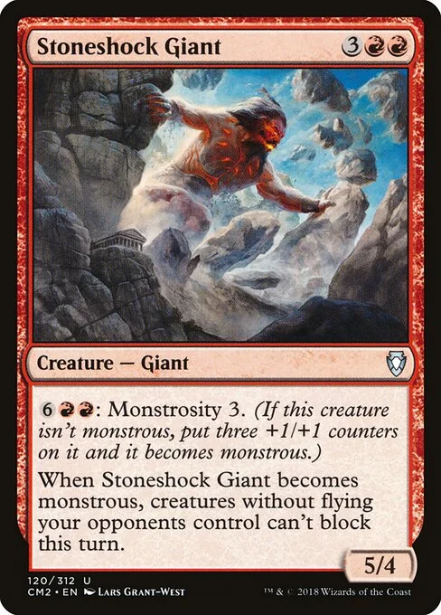 Stoneshock Giant, carta Magic di tipo Creature — Giant illustrata da Lars Grant-West